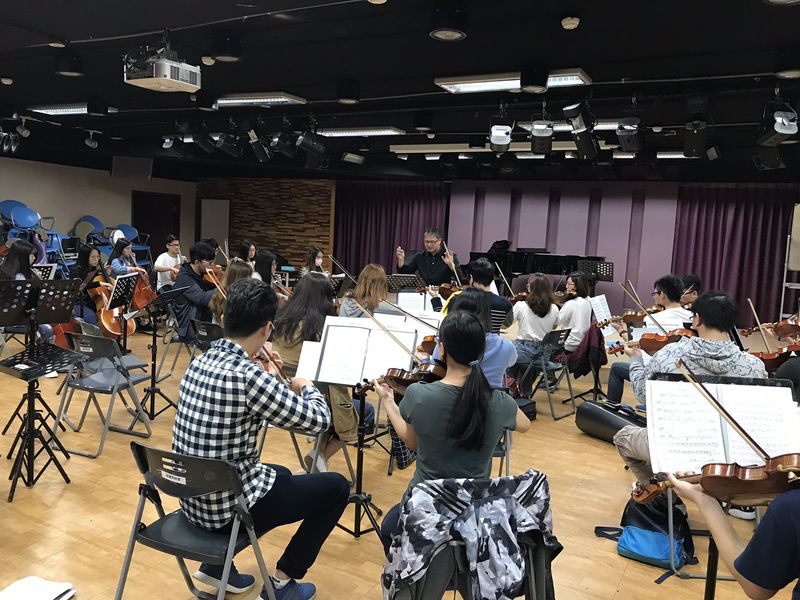 20180305-弦樂團參加全國學生音樂比賽－賽前練習情形